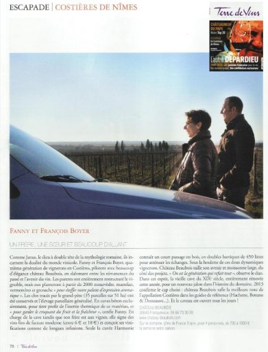 TERRE DE VIN MARS 2013