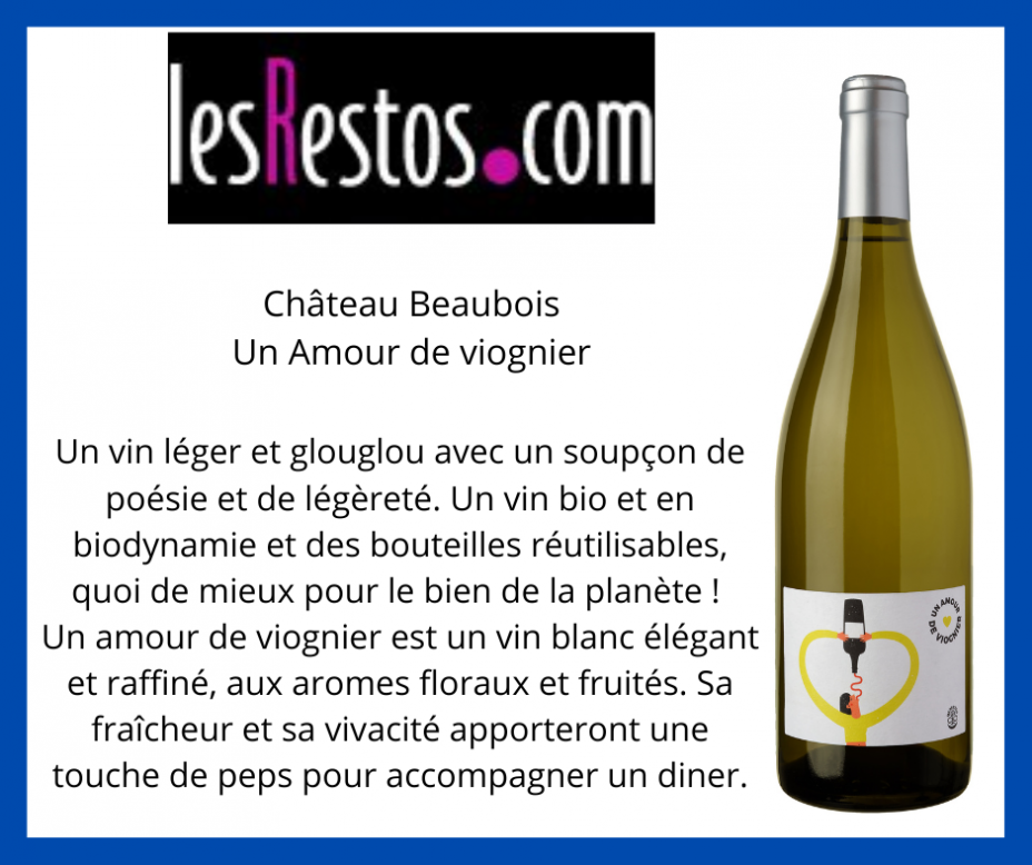 LES RESTOS Un Amour De Viognier 2025