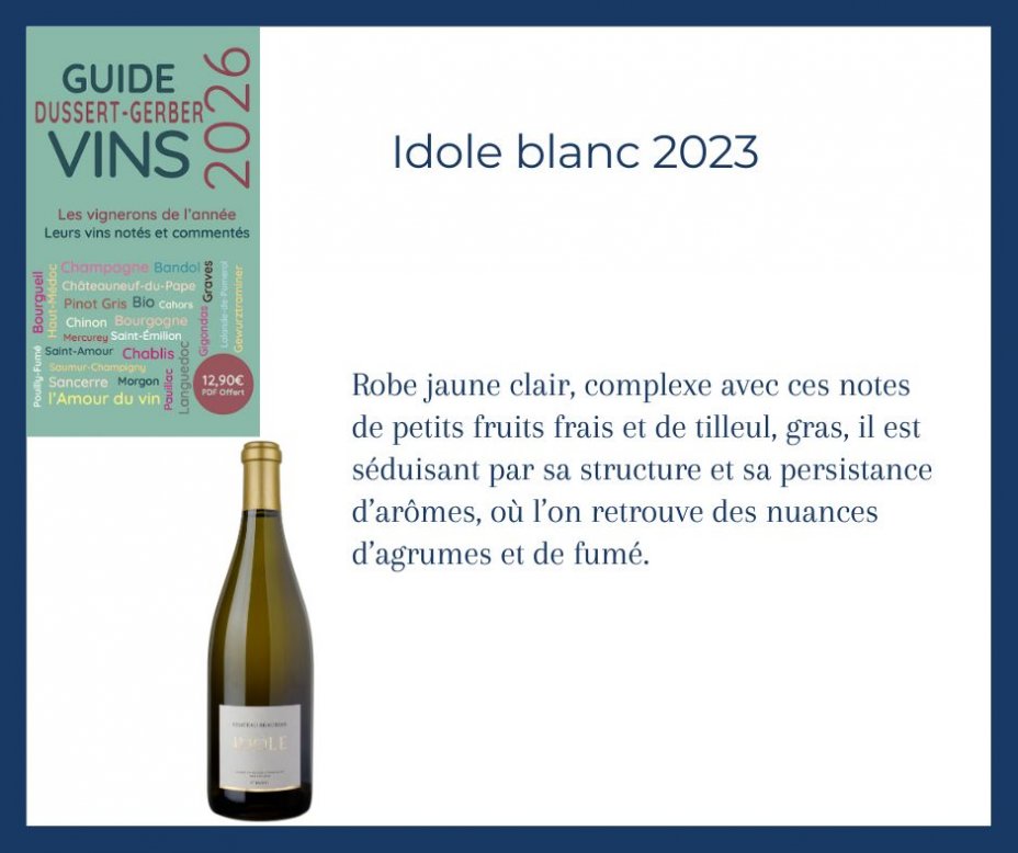 Guide Dussert-Gerbet 2026 - Idole blanc 2024