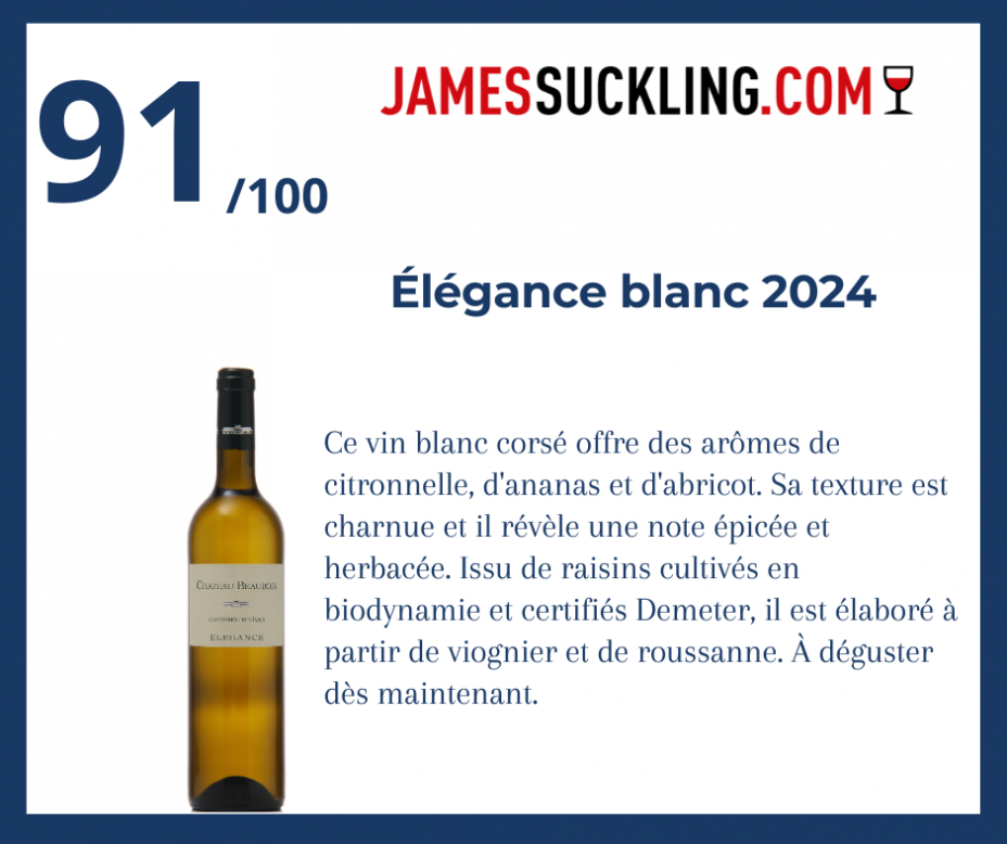 James Suckling - �l�gance blanc 2024