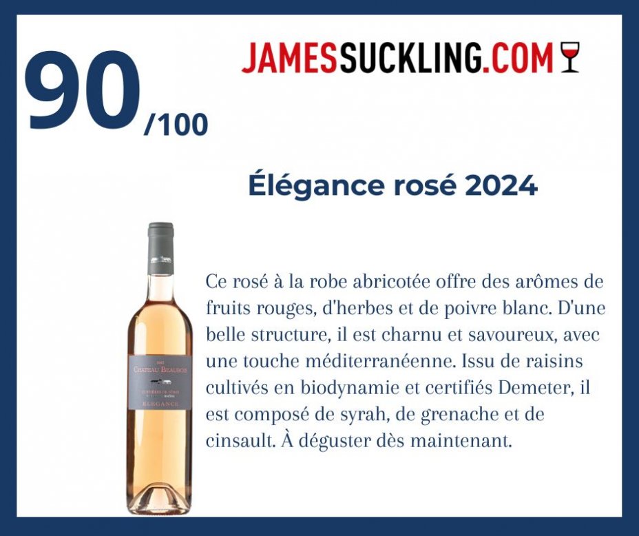 James Suckling - �l�gance ros� 2024
