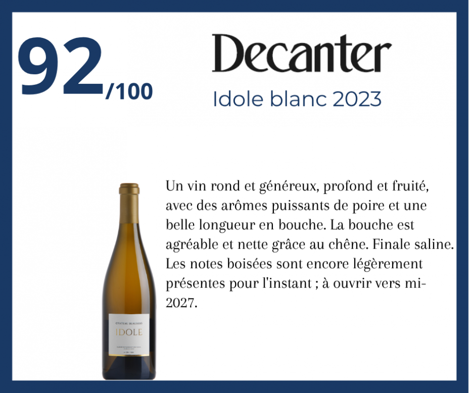 Decanter- Idole blanc 2023