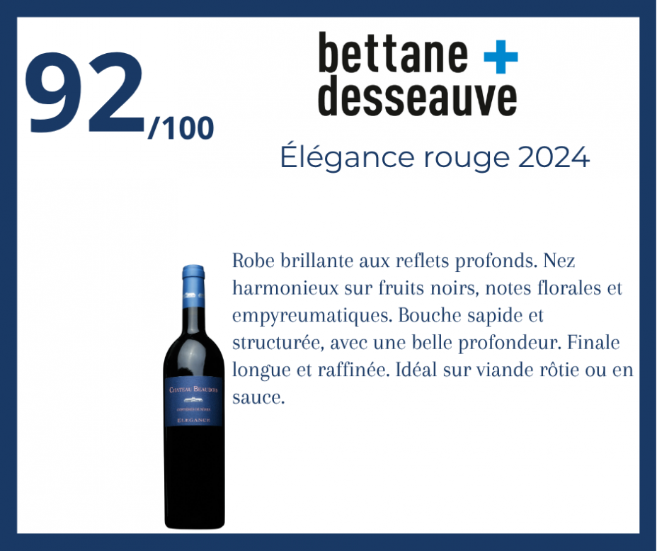 Bettane+Desseauve - �l�gance rouge 2024