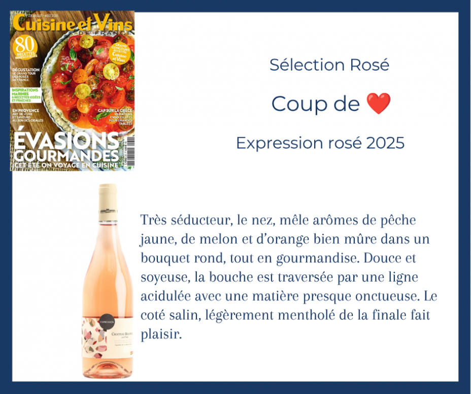 Cuisine et vins de France - Expression ros� 2025
