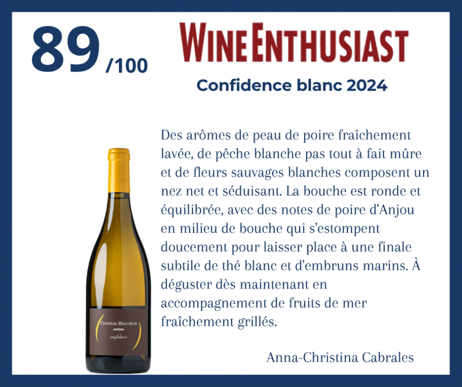 Wine Enthusiast - Confidence blanc 2024